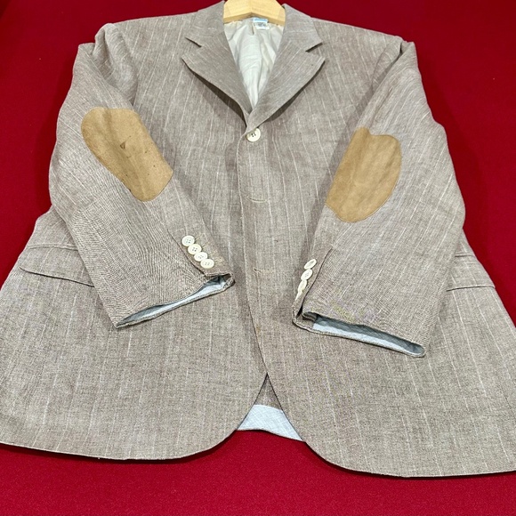 Men's Brunello Cucinelli Linen Blazer 52R - Picture 1 of 13